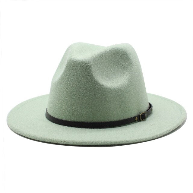 Multicolor Wool Fedora Hats