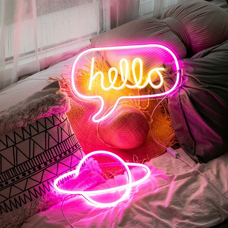 Hanging LED Neon Sign