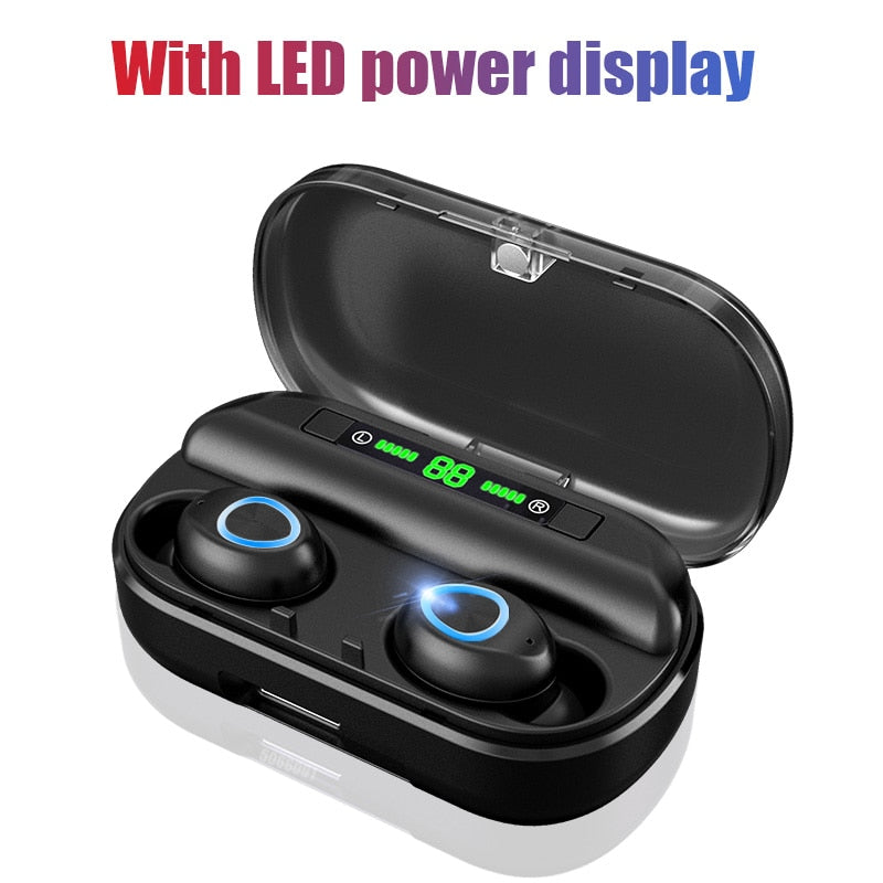 Bluetooth Earphone w/ LED Display