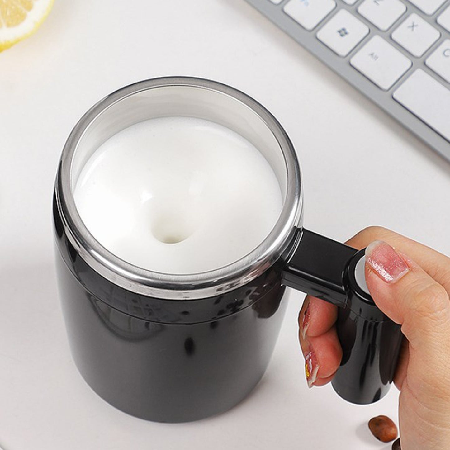 Automatic Stir Coffee Cup