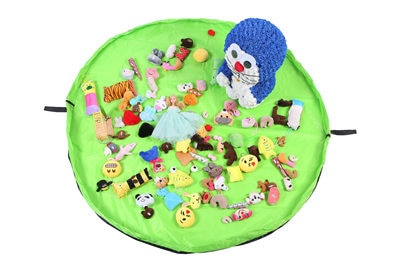 Portable Kids Toy Storage Bag and Play Mat