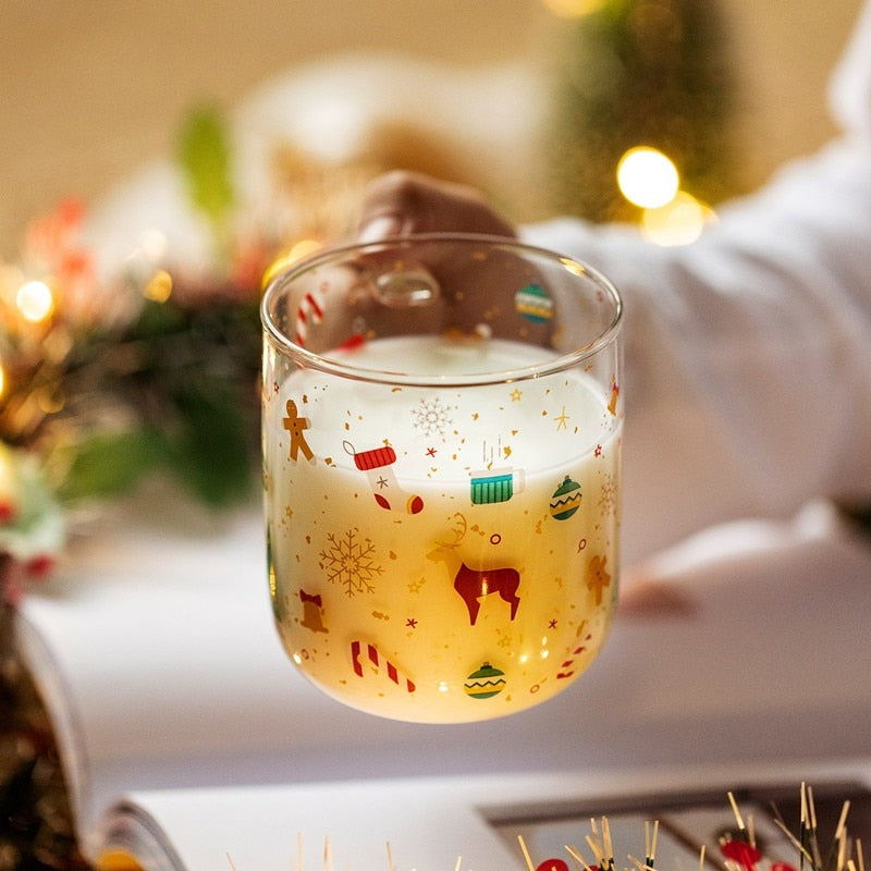 Christmas  Glass Mug