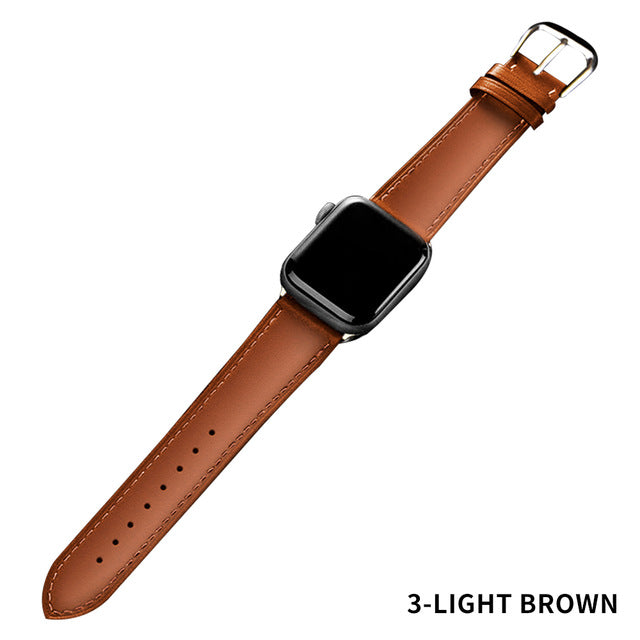 Leather Band Strap For Apple Watch