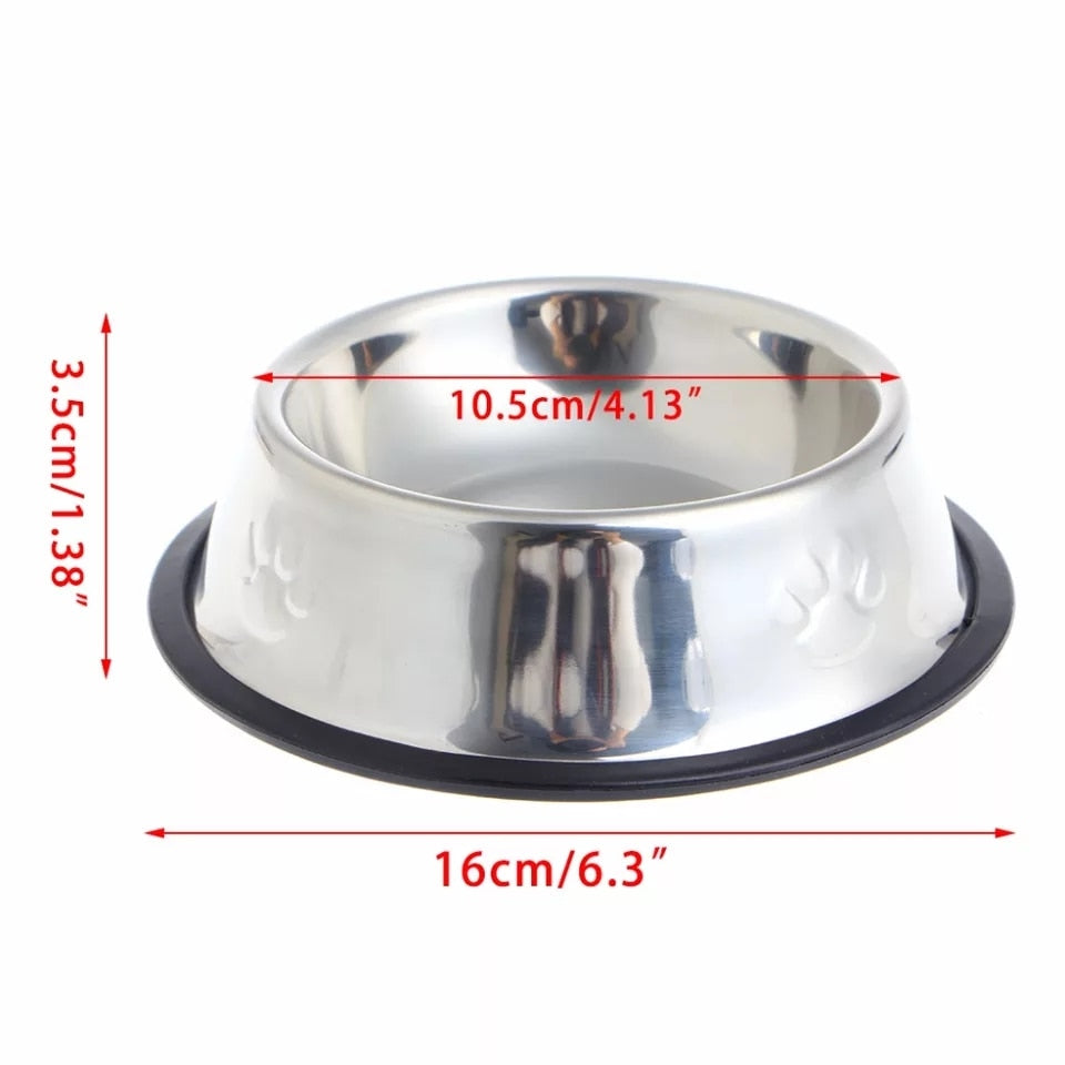 Stainless Steel Non-slip Feeding Bowl