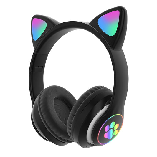 LED Cat Ear Noise Cancelling Bluetooth Headphones