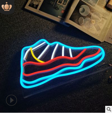 Home Decor Gymshoe Neon Light Led Sign