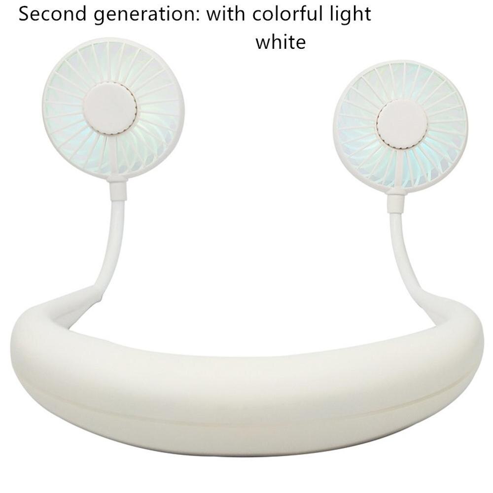 Mini Double Wind Neckband Fan