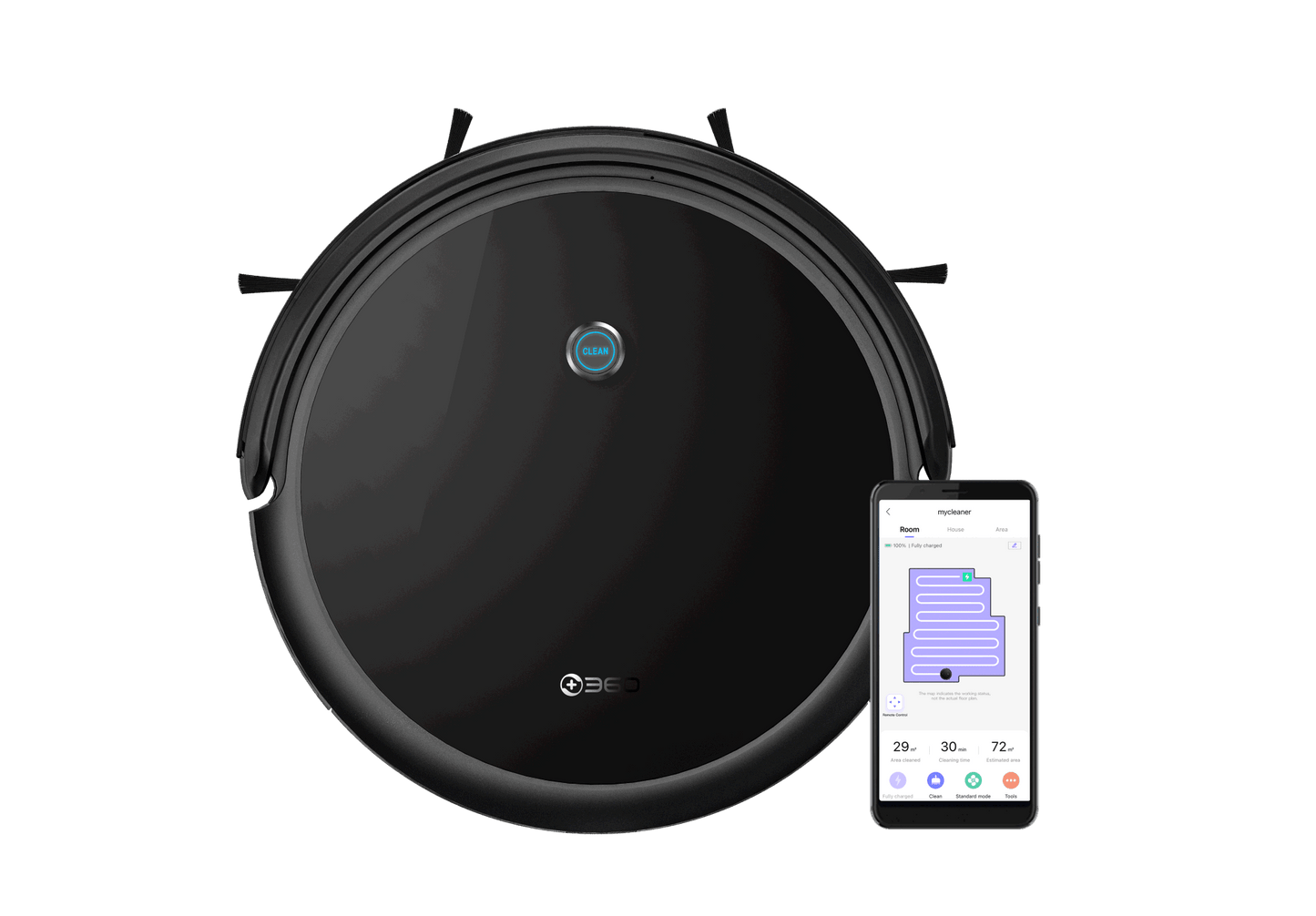 Robot Bluetooth Vacuum Cleaner