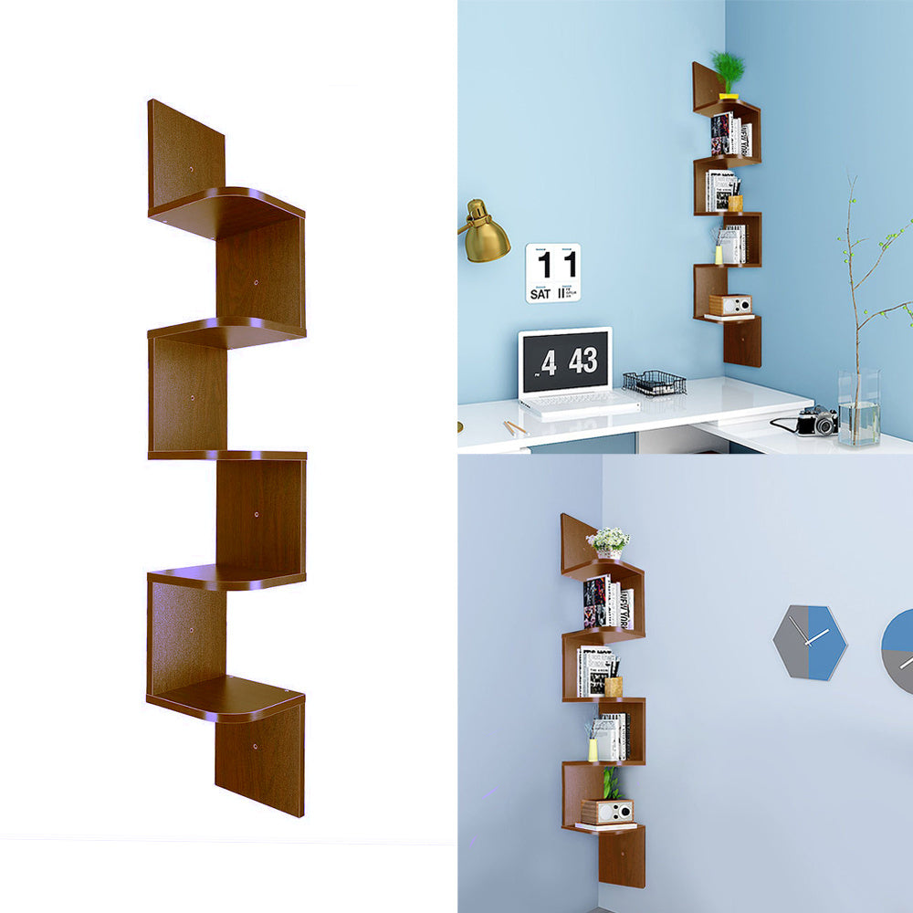 5 Tiers Wooden Shelves