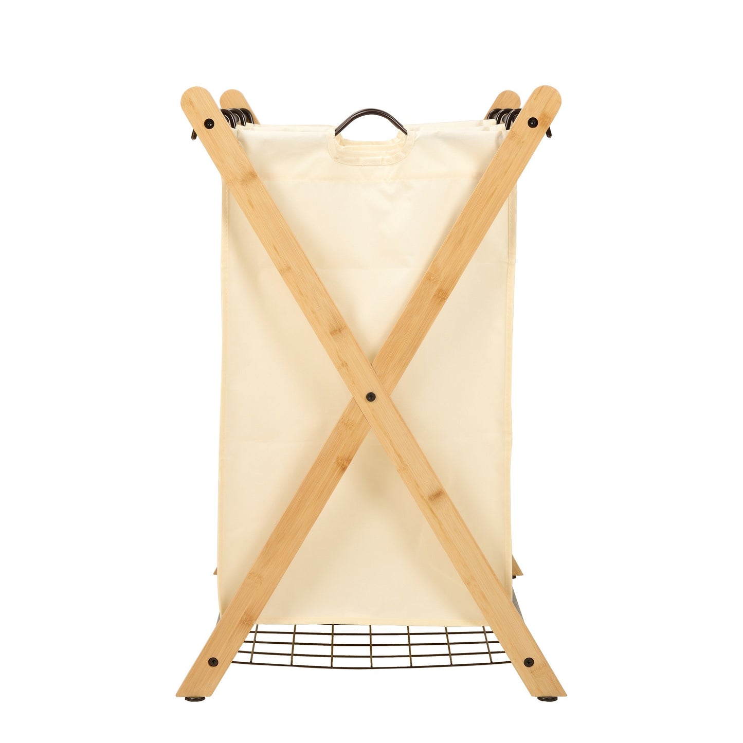 Bamboo 3-Bag Laundry Sorter