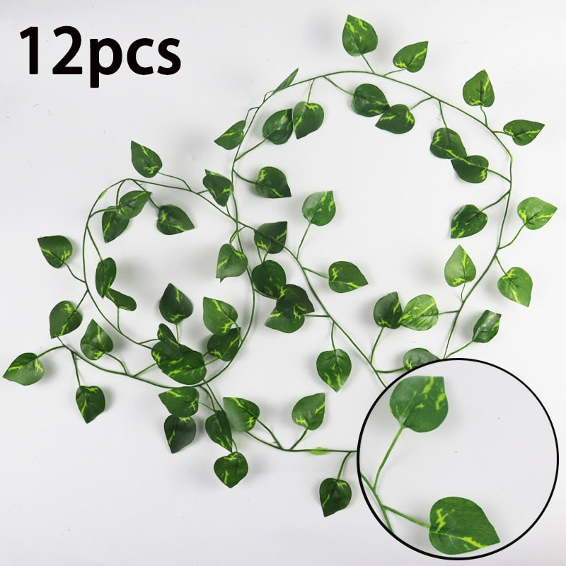 Home Decor Artificial Plants LED Lights