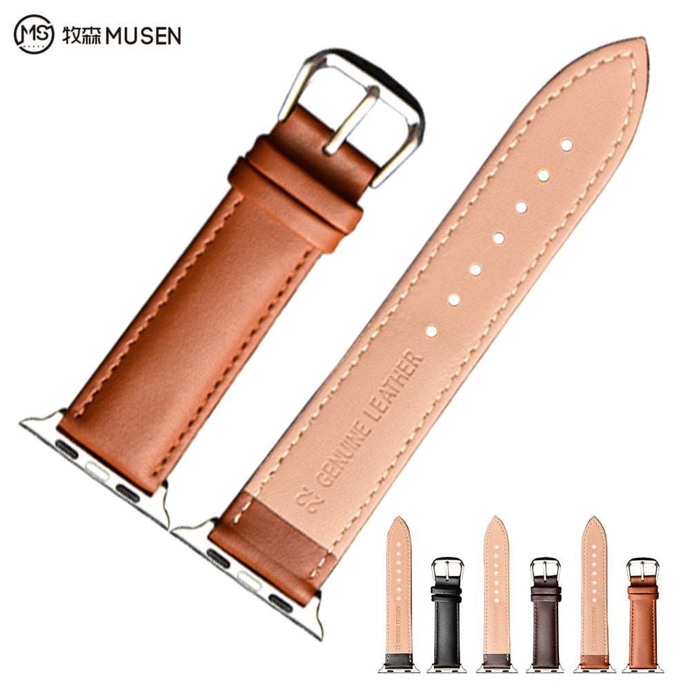 Leather Band Strap For Apple Watch