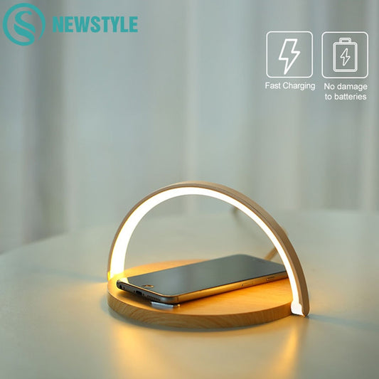 Wireless Charger Table Lamp