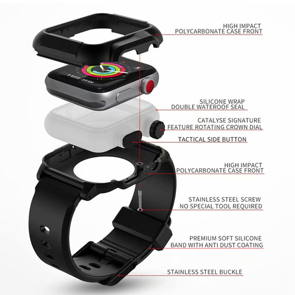 Waterproof Strap for Apple Watch