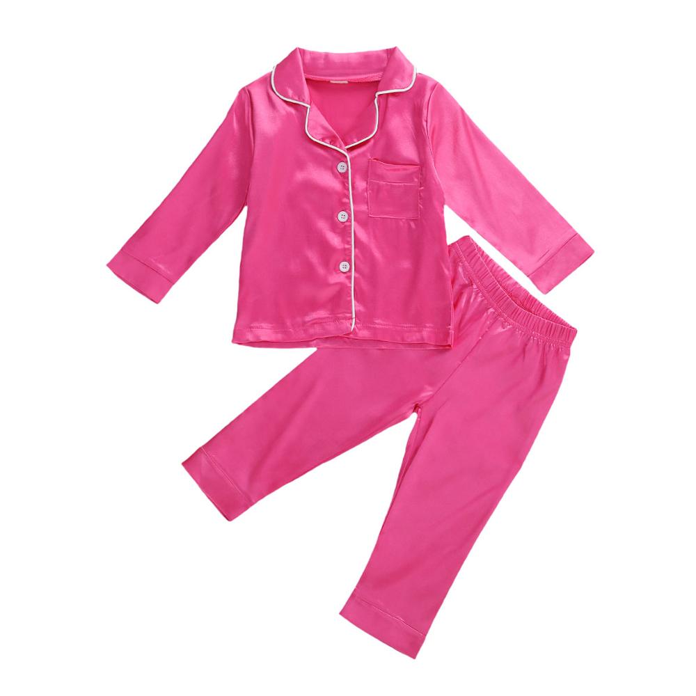 Kids 12m-6T Satin Pajama Sets