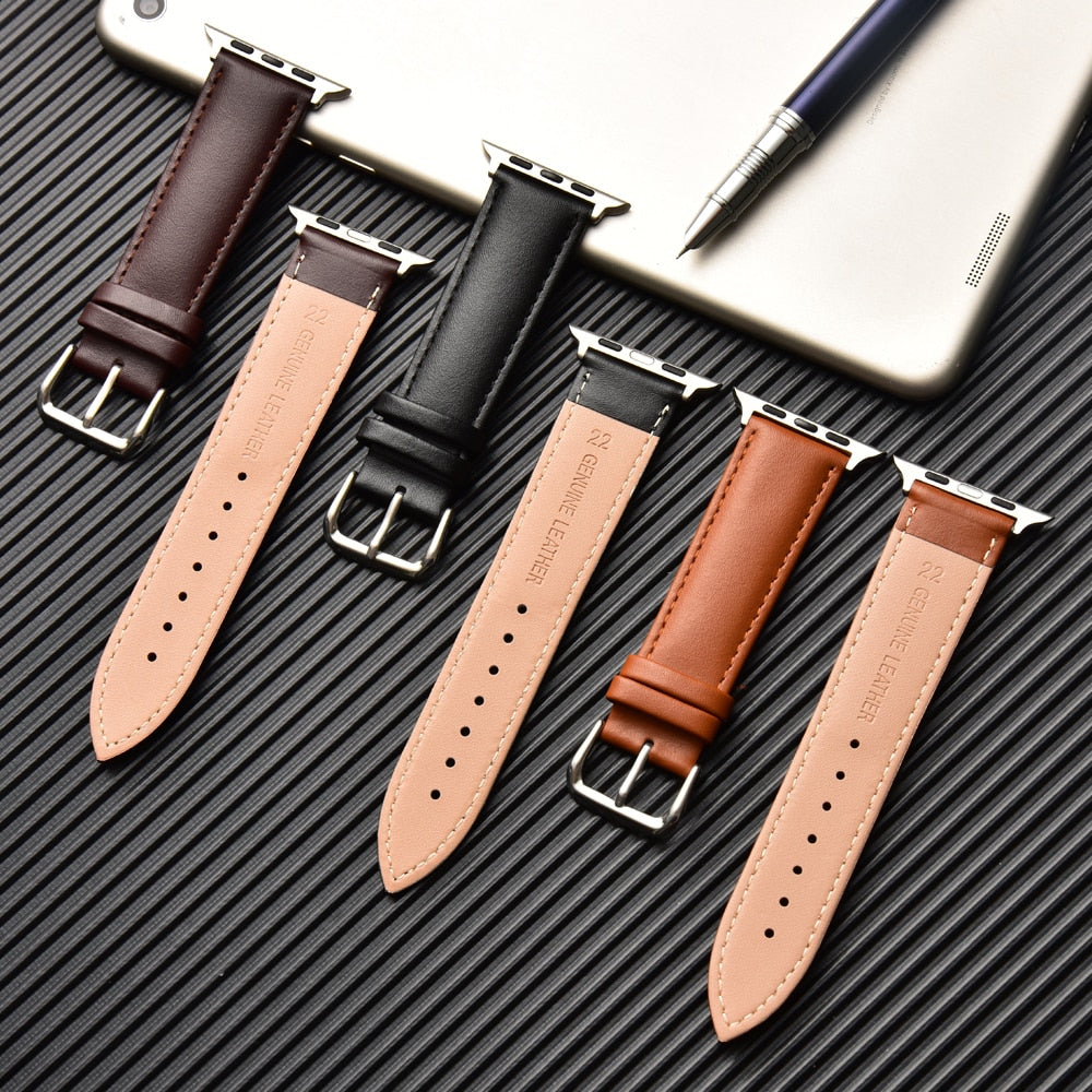 Leather Band Strap For Apple Watch