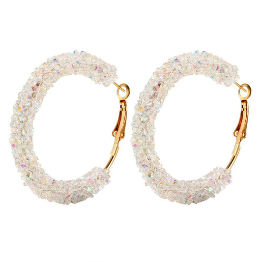 Fairy Crystaldust Hoop Earring