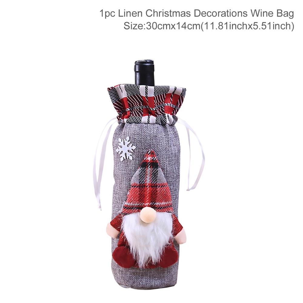 Christmas Wine Bottle Cover