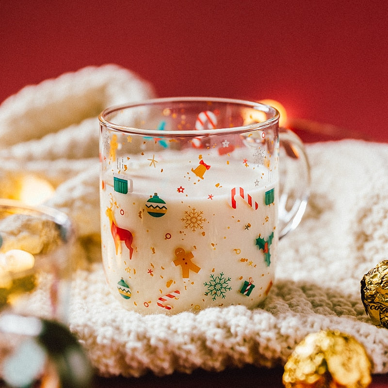 Christmas  Glass Mug