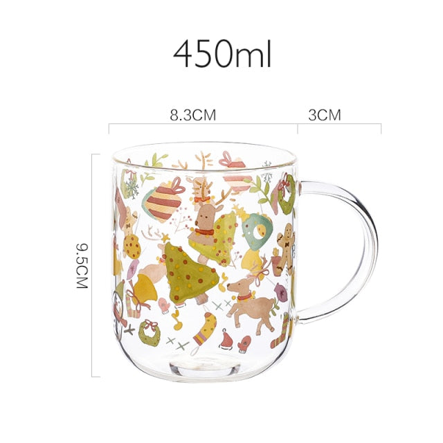 Christmas  Glass Mug