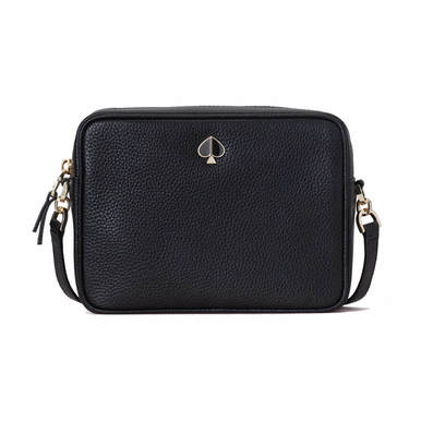 Kate Spade Black Leather Camera Bag