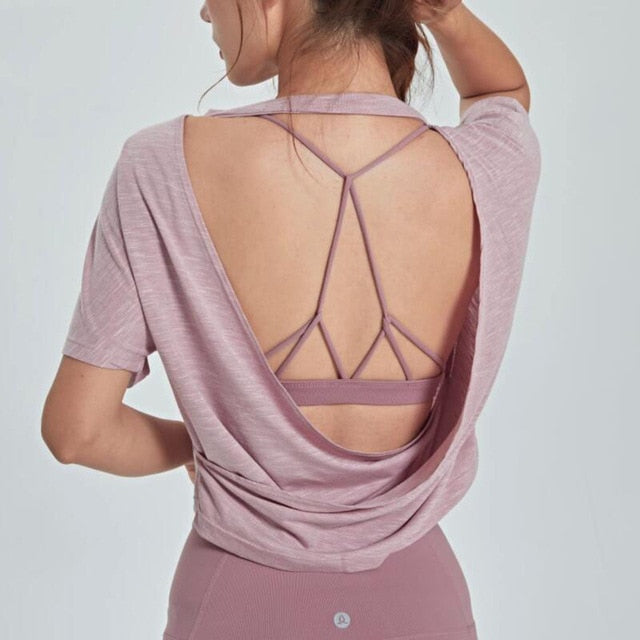 Backless Yoga Top