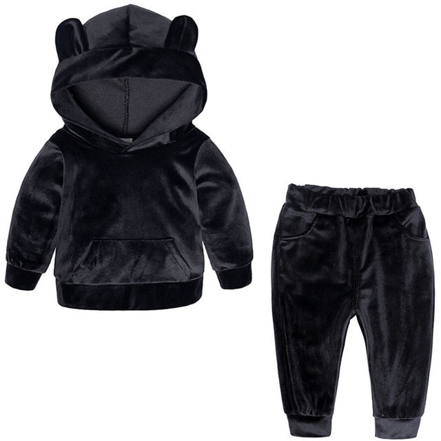 Toddler Velvet Tracksuit