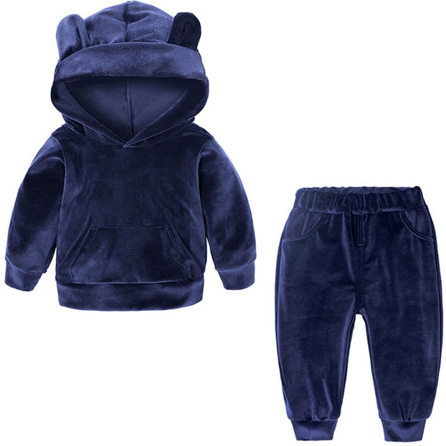 Toddler Velvet Tracksuit