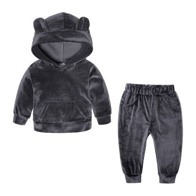 Toddler Velvet Tracksuit