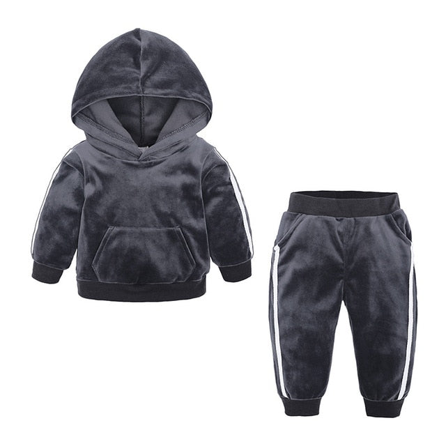 Toddler Velvet Tracksuit