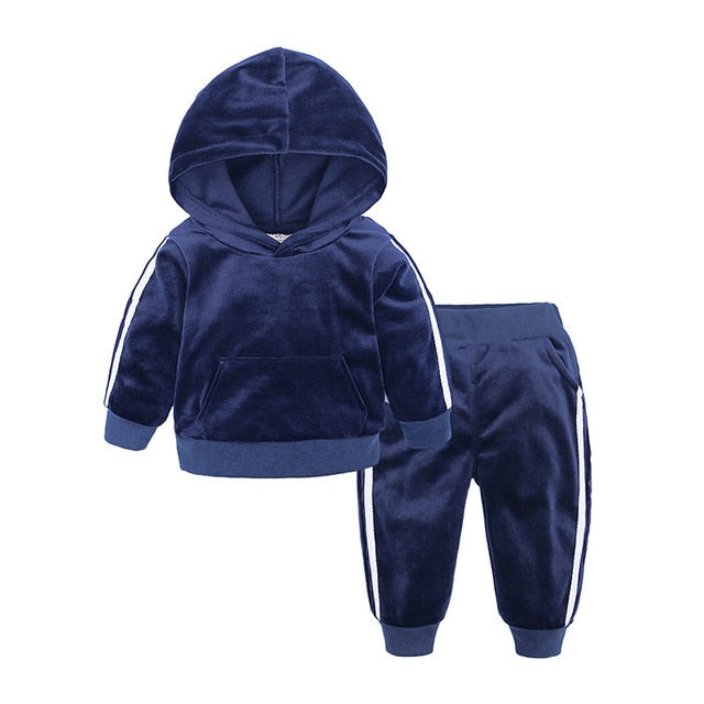 Toddler Velvet Tracksuit