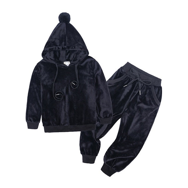 Toddler Velvet Tracksuit