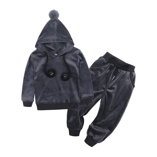 Toddler Velvet Tracksuit