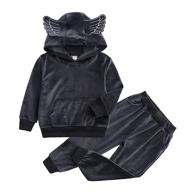 Toddler Velvet Tracksuit