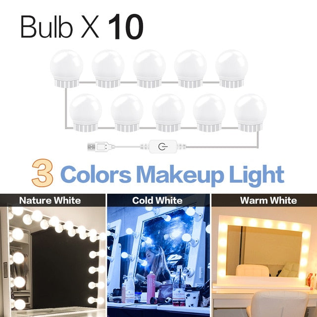 Vanity Mirror Led Touch Dimming Wall Lamp