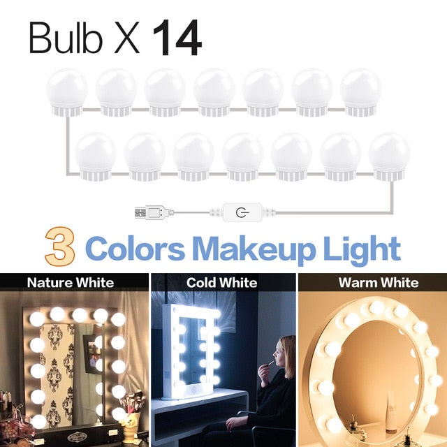 Vanity Mirror Led Touch Dimming Wall Lamp