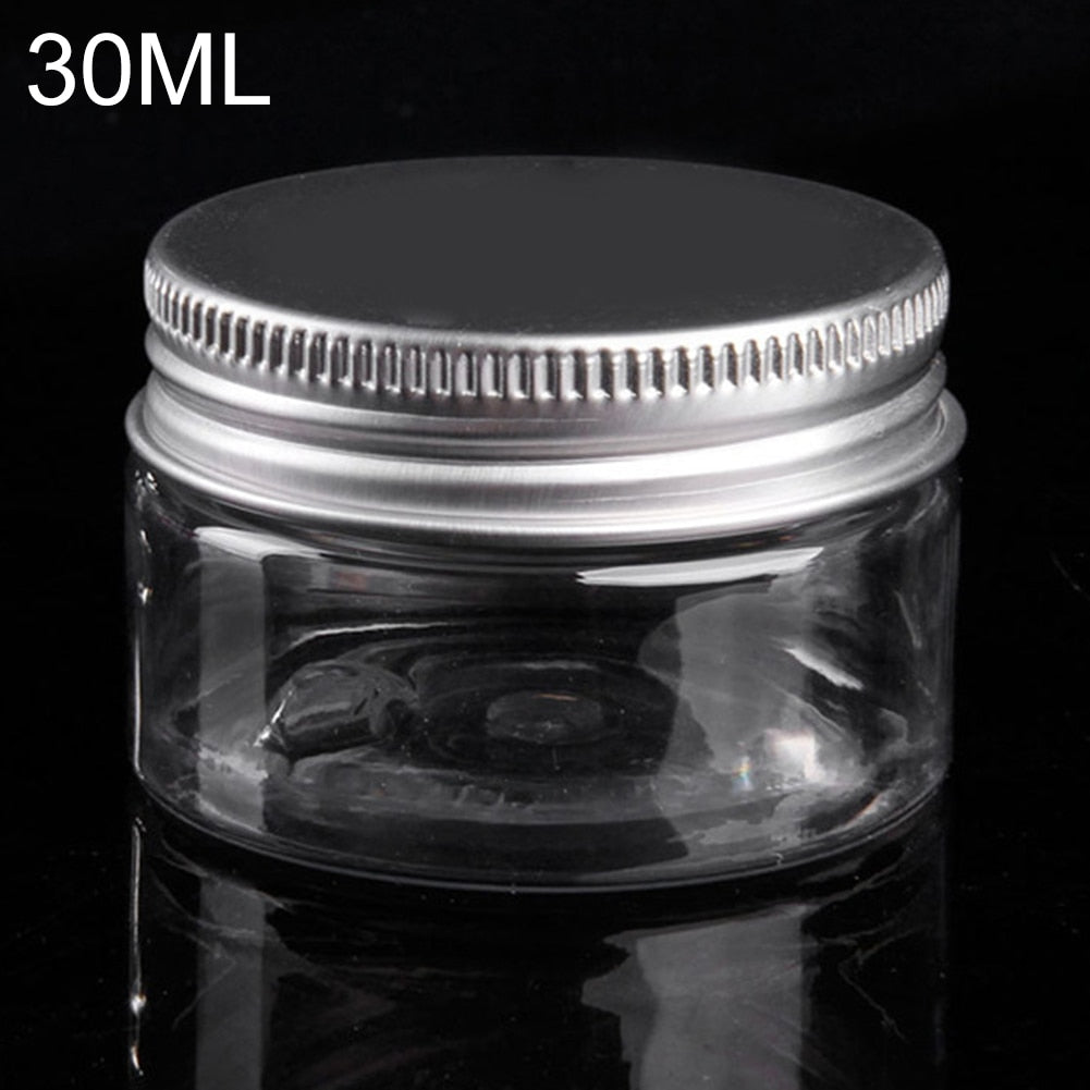 Clear Plastic Jar Product Container