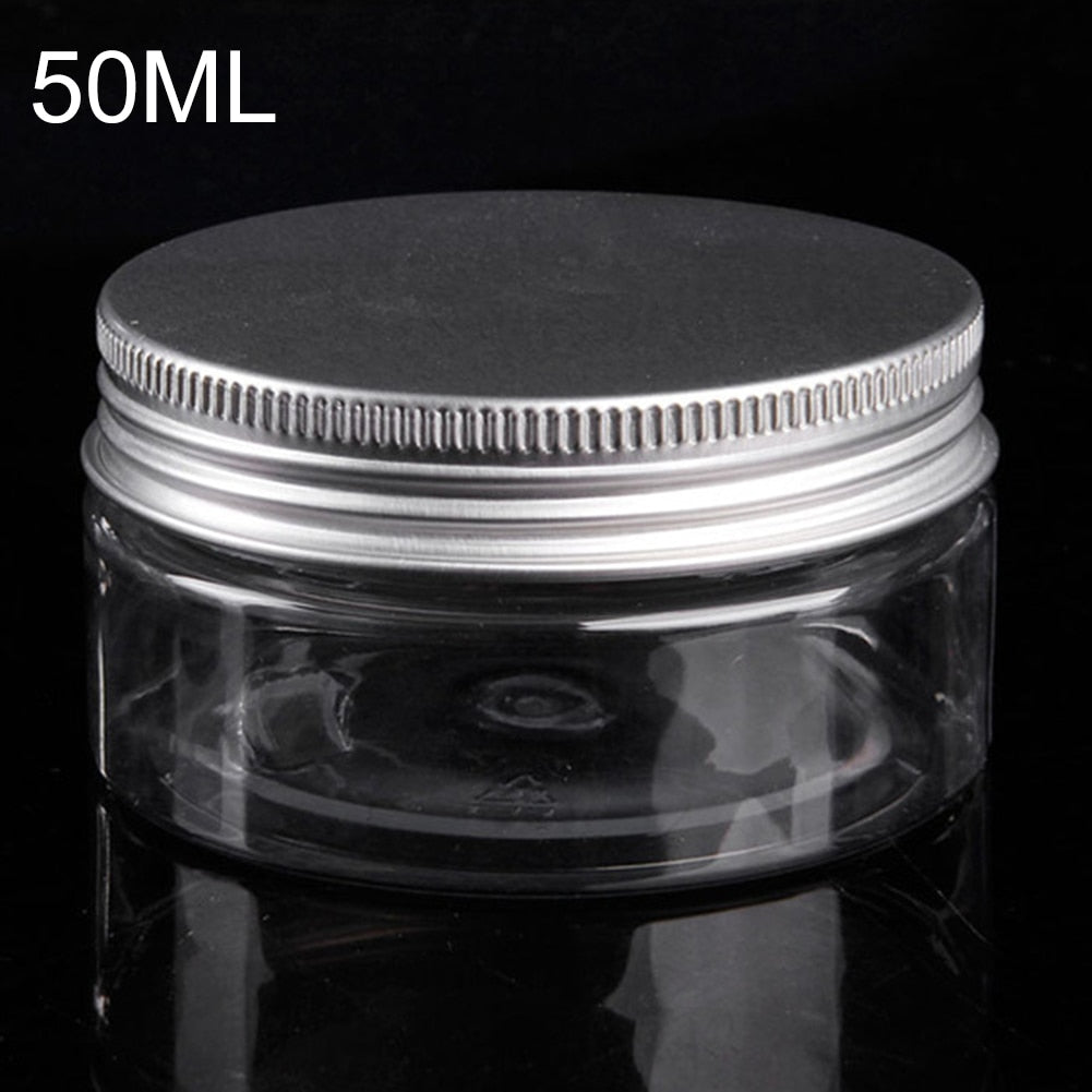 Clear Plastic Jar Product Container