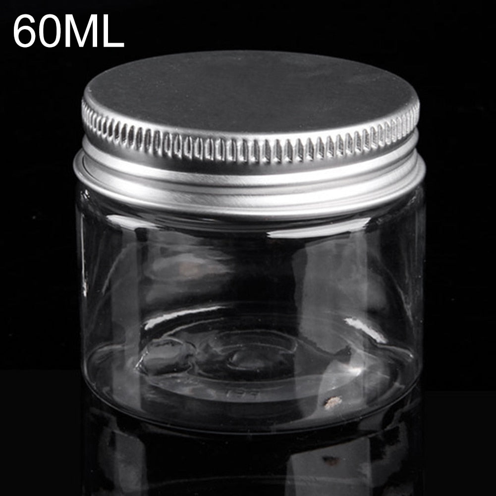 Clear Plastic Jar Product Container