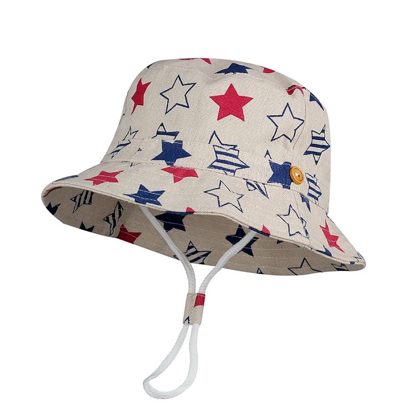 Summer Printed Cap For Boys And Girls  6 mo- 8 years