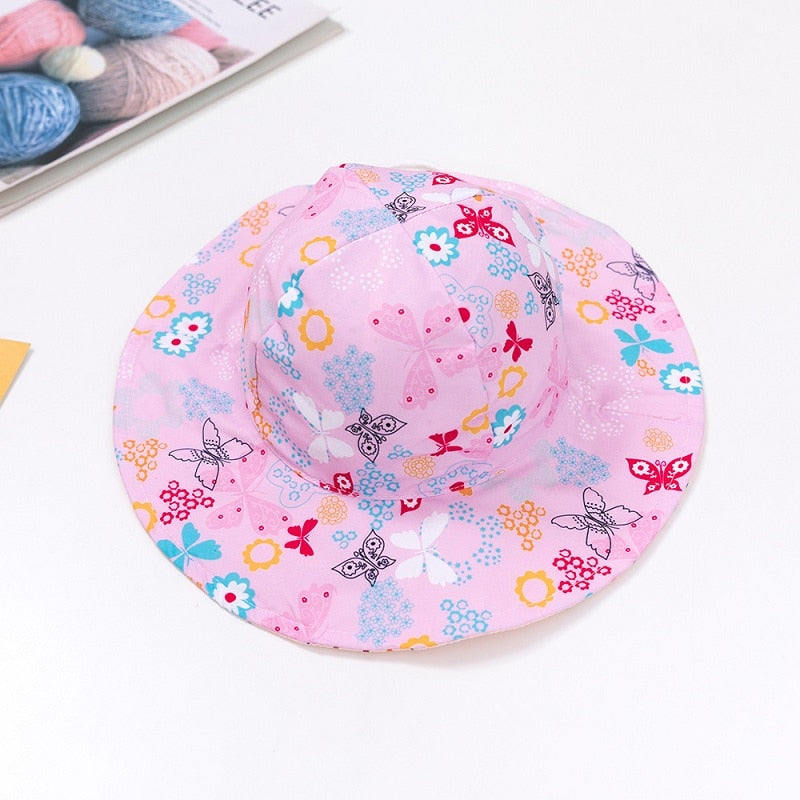 Summer Printed Cap For Boys And Girls  6 mo- 8 years