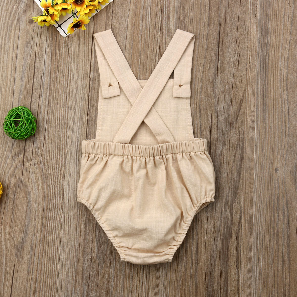 Infant Baby Boy Girl Button Jumpsuit