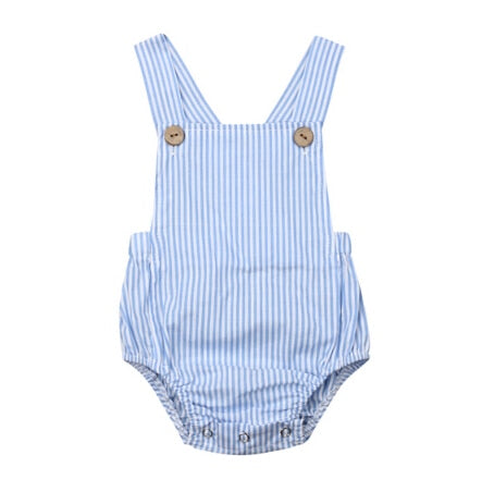 Infant Baby Boy Girl Button Jumpsuit