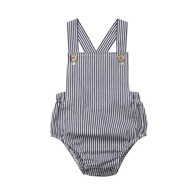 Infant Baby Boy Girl Button Jumpsuit