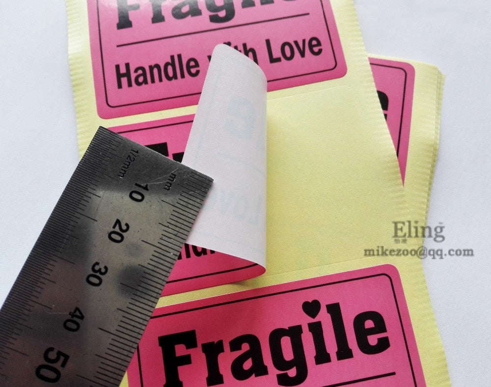 200 pcs “FRAGILE HANDLE WITH LOVE”  Shipping Label