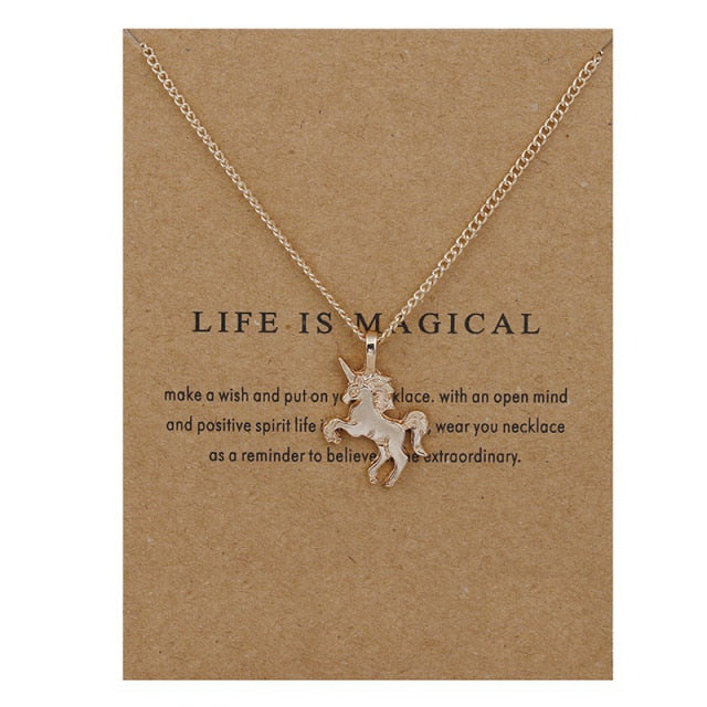 New Trendy Alloy Cute Pendant Necklaces for Women Fashion Accessories Jewelry