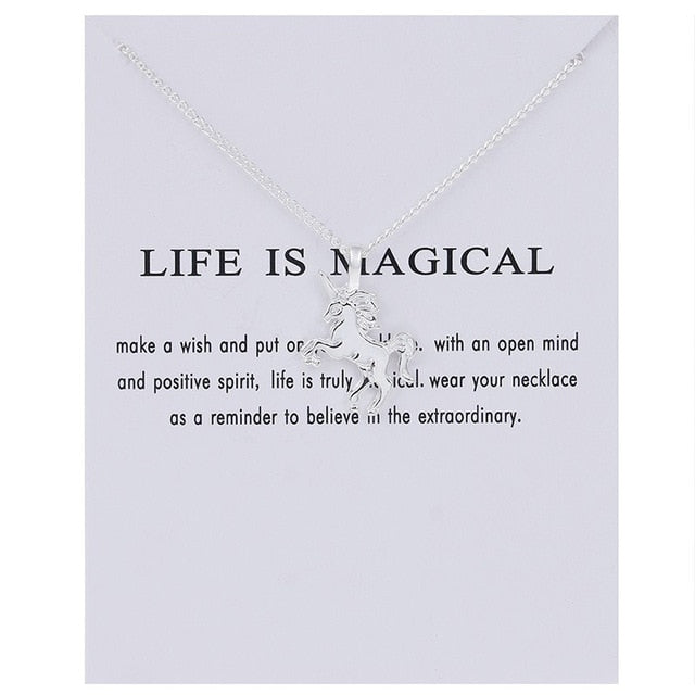 New Trendy Alloy Cute Pendant Necklaces for Women Fashion Accessories Jewelry