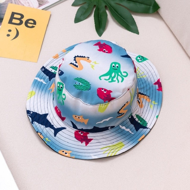 Summer Printed Cap For Boys And Girls  6 mo- 8 years