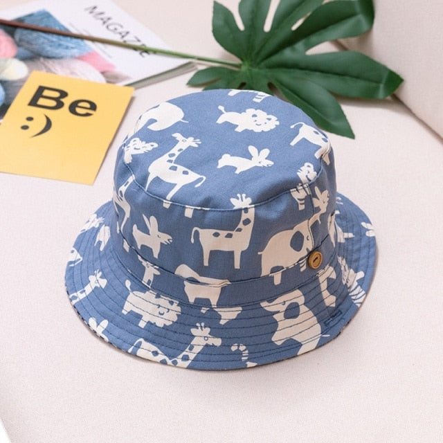 Summer Printed Cap For Boys And Girls  6 mo- 8 years