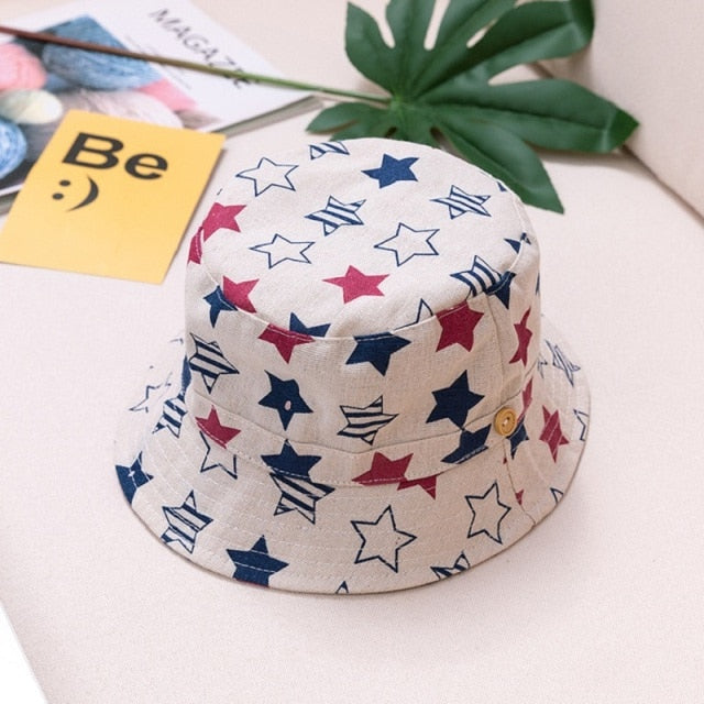 Summer Printed Cap For Boys And Girls  6 mo- 8 years